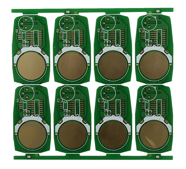 遥控器双面线路板