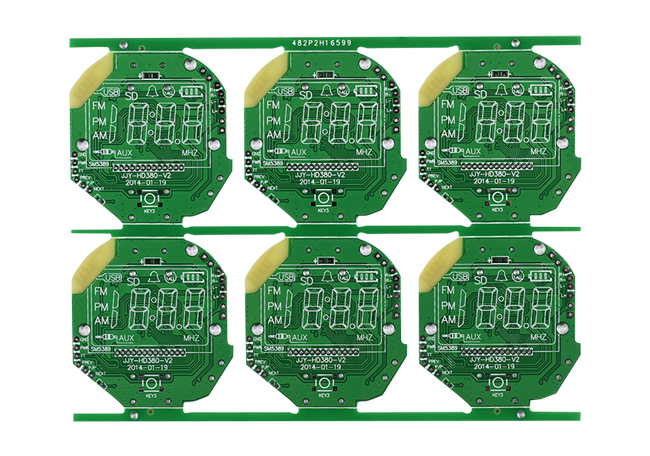 蓝牙音响双面PCB喷锡板